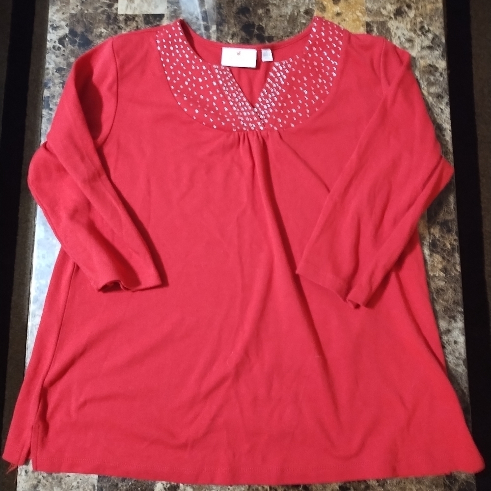 Red Quacker Factory top - Picture 6 of 6